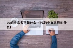 What is the Chinese name of pc (what is the Chinese name of PC)