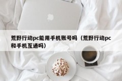 Can Wilderness Action PCs use mobile accounts (Can Wilderness Action PCs and mobile phones communicate with each other)
